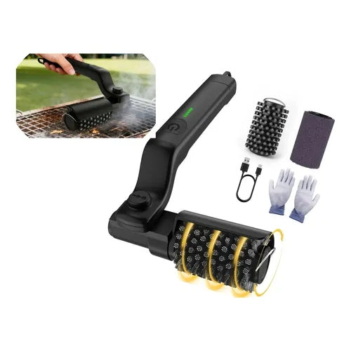 W Cepillo De Limpieza De Parrilla Recargable + Guantes de Regalo