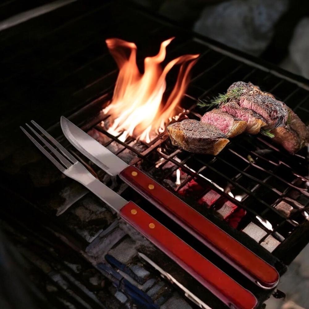 Tri - Pack Parrillero SOPLADOR+PARRILLA+SET