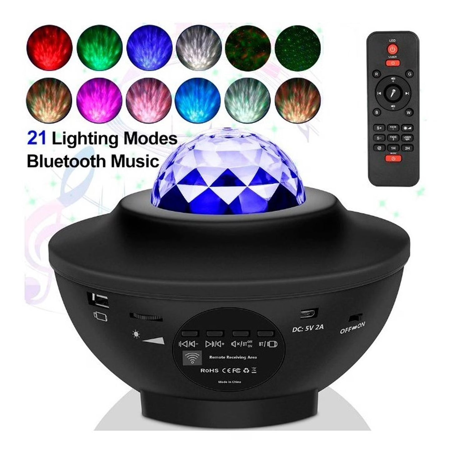 Proyector De Galaxia Estrellas Led
