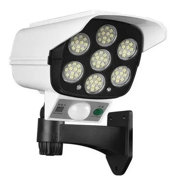 Foco Solar Simula Camara De Seguridad Sensor