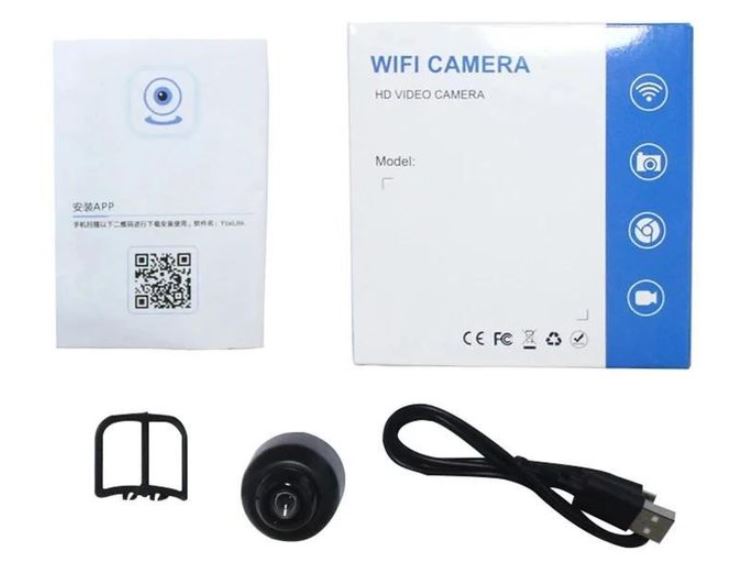 Mini Cámara Vigilancia Wifi Con Audio