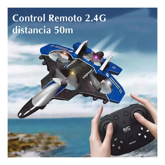 Dron Avión De Combate Con Control Remoto