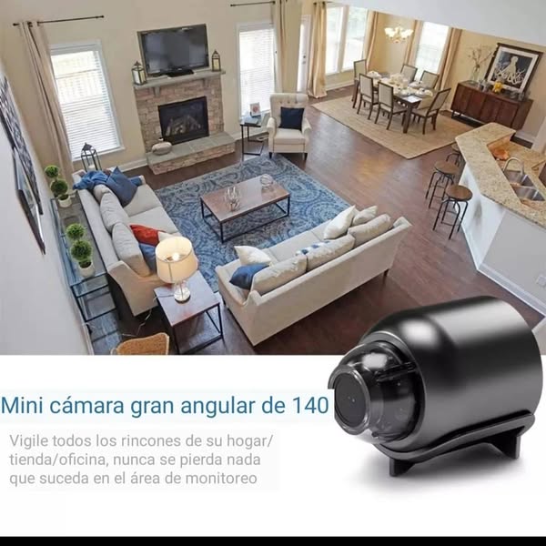 Mini Cámara Vigilancia Wifi Con Audio