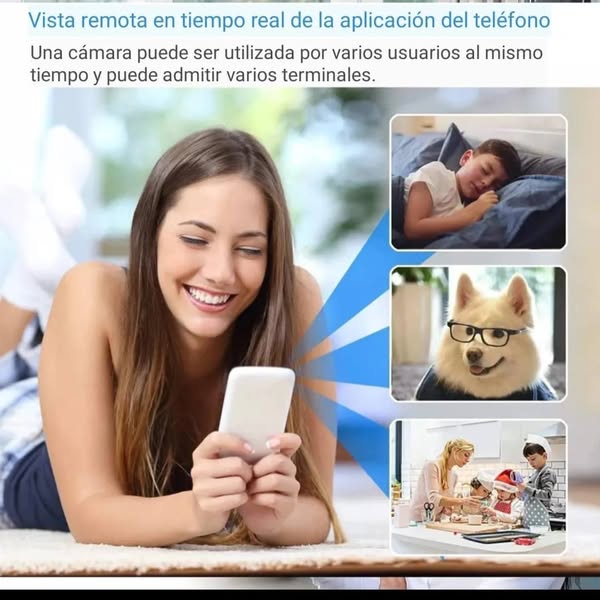 Mini Cámara Vigilancia Wifi Con Audio