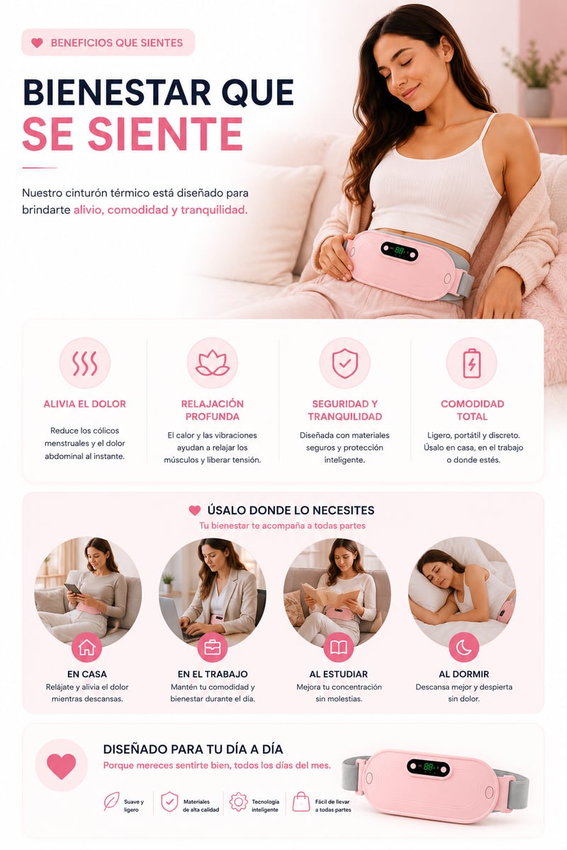M - Cinturon Termico para colicos Woman