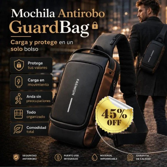 Bolso Mochila Antirrobo