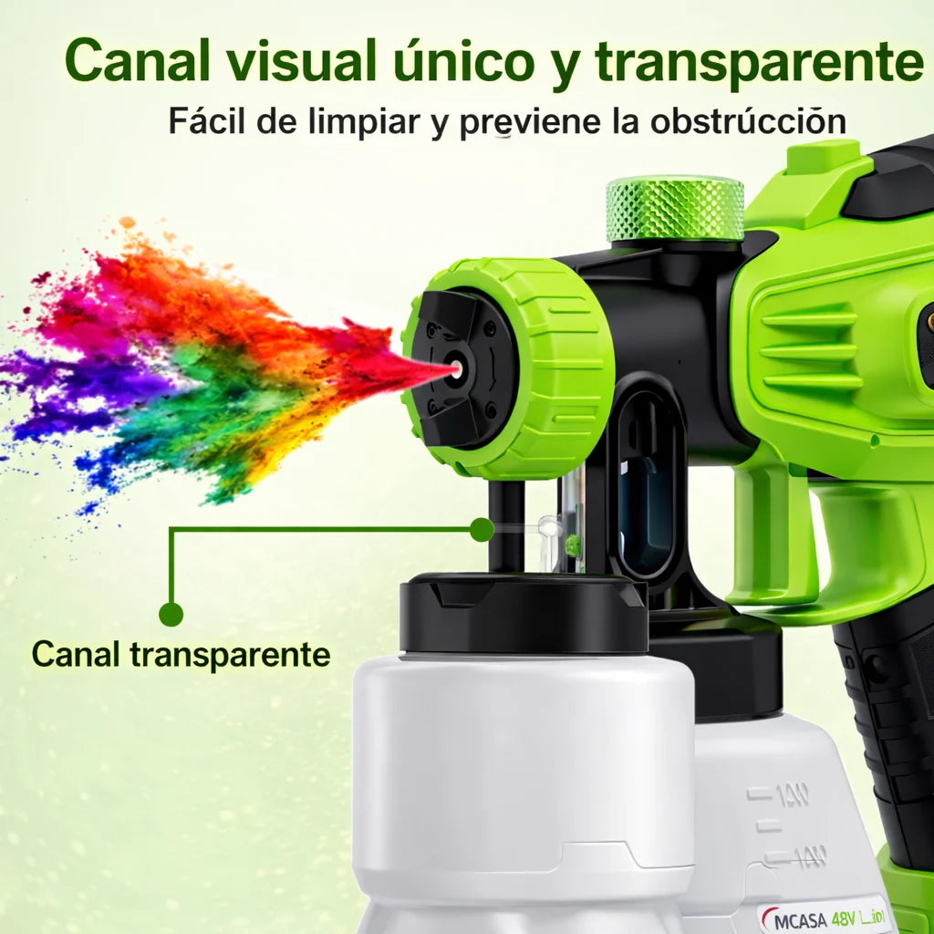 Pistola Para Pintar Inalambrica 2 Baterias