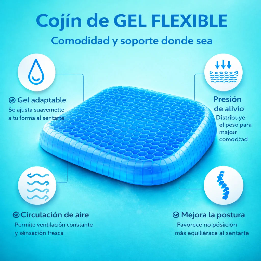 COJIN DE GEL FLEXIBLE