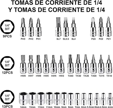 Set 46 Piezas De Herramientas
