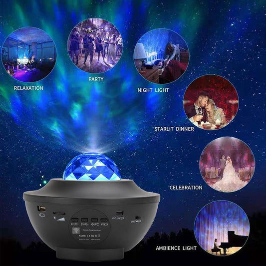Proyector De Galaxia Estrellas Led